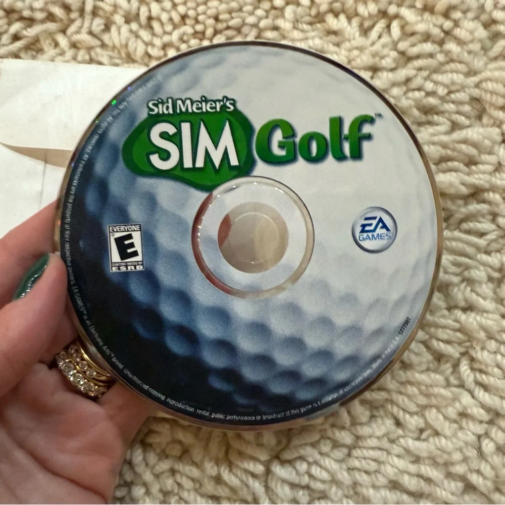 Sid Meier's SimGolf PC Game CD-ROM Disc